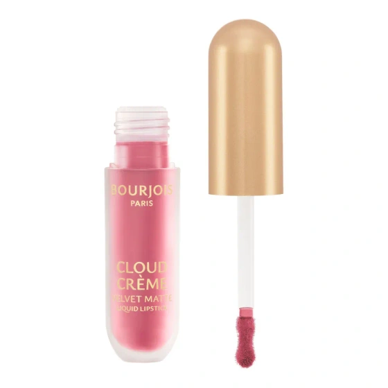 Bourjois Cloud Crème Velvet Matte matowa pomadka do ust w płynie 01 Rose Bonbon 3,1 ml