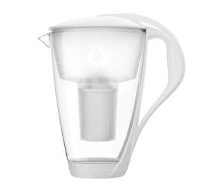 Dafi Crystal LED szklany dzbanek filtrujący 2 l Biały + wkład Classic