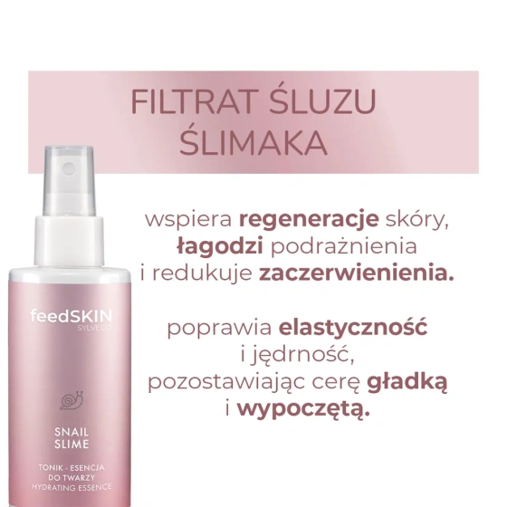 Sylveco feedSKIN tonik-esencja do twarzy ze śluzem ślimaka 145 ml