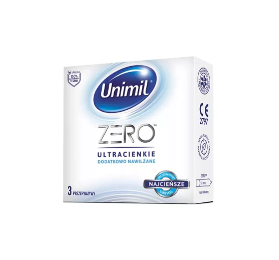 Unimil Zero prezerwatywy 3 sztuki
