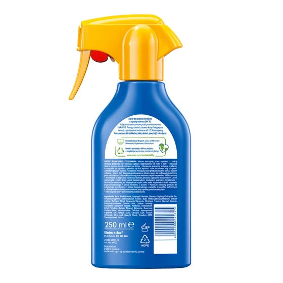 NIVEA SUN Kids Protect & Care spray do opalania dla dzieci z wysoką ochroną SPF30 250 ml