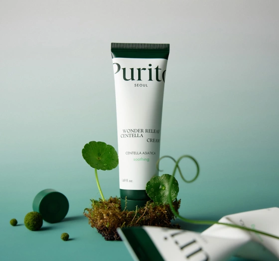 Purito Wonder Releaf Centella regenerujący krem do twarzy z wyciągiem z wąkrotki azjatyckiej 50ml