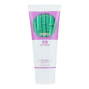 Holika Holika Daily Fresh Bamboo Cleansing Foam pianka oczyszczająca do twarzy z ekstraktem z soku liści bambusa do skóry wrażliwej 150 ml