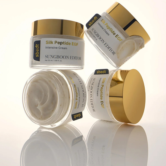 Sungboon Editor Silk Peptide EGF Intensive Cream przeciwzmarszczkowy krem z peptydami jedwabnymi 50 ml