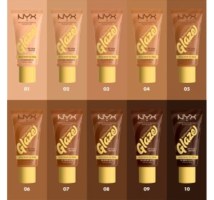 NYX Professional Makeup Buttermelt Glaze podkład w kremie SPF30 08 Nutmeg Butta 30 ml