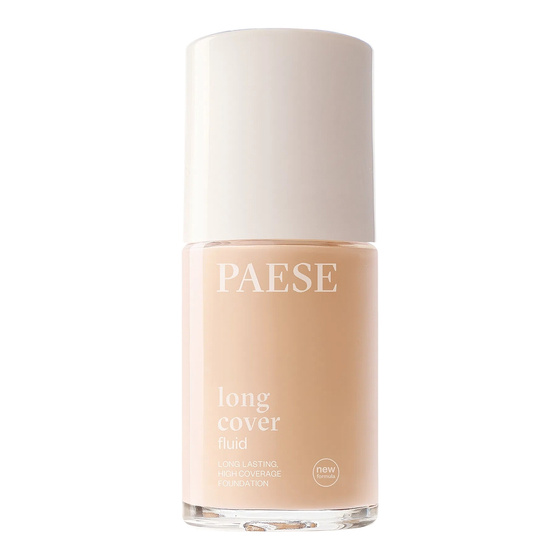 Paese Long Cover Fluid kremowy podkład kryjący do twarzy nowa formuła 0 Nude 30 ml